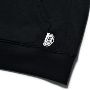 BOLD LOGO PRINT HOODIE WITH NADE EYES ICON