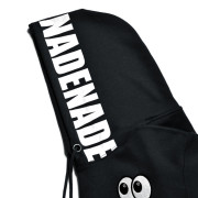 BOLD LOGO PRINT HOODIE WITH NADE EYES ICON