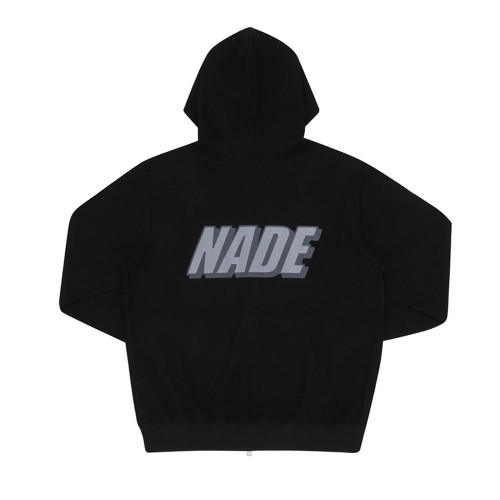NADE WAFFLE ZIP-UP HOODIE