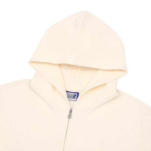 NADE WAFFLE ZIP-UP HOODIE