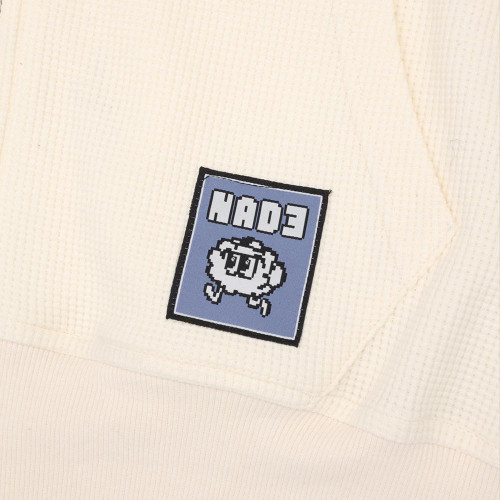 NADE WAFFLE ZIP-UP HOODIE