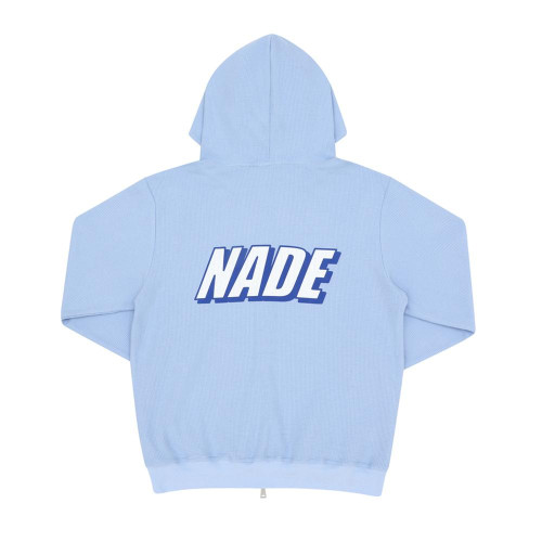 NADE WAFFLE ZIP-UP HOODIE