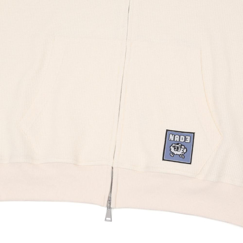 NADE WAFFLE ZIP-UP HOODIE