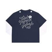 NADE FAUX 2-PIECE LONG SLEEVE TEE