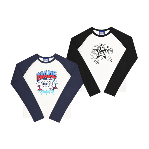NADE RAGLAN LONG SLEEVE TEE